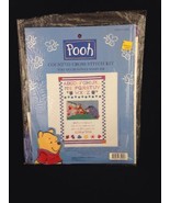 Pooh Friends Too Much Honey Counted Cross Stitch Kit Sampler Leisure Art... - $13.97