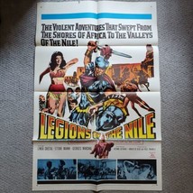 Legions of the Nile 1959 Original Vintage Movie Poster One Sheet NSS 60/241 - £19.37 GBP