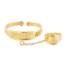 Baby Kids Gold Filled Plated Trendy Bangles Adjustable Hand Bracelets Gift Lovel - £11.21 GBP