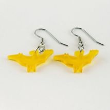 Pterodactyl Dinosaur Yellow Dangle Earrings Casual Fashion Jewelry image 3