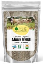 Organic Ajwain Carom Seeds Spices &amp; Masala For Better Hair Skin Health 500g - £15.19 GBP