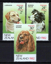 New Zealand B112-B114 MNH Semi-Postal Dogs Pets ZAYIX 0424S0231M - £2.17 GBP