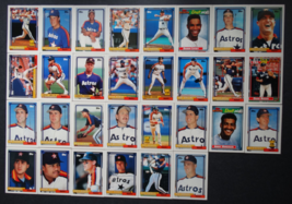1992 Topps Houston Astros Team Set of 30 Baseball Cards - £4.33 GBP
