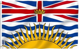 Anley 3x5 Ft British Columbia Flag - Canadian Province of British Columbia Flag - £6.56 GBP