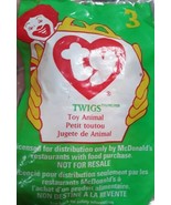1998 TY Teenie Beanie Baby #3 Twigs Giraffe McDonalds Happy Meal Toy New... - £7.89 GBP