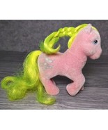 My Little Pony SHADY So Soft Ponies 1985 Vintage MLP pink Flocked EUC - $14.36