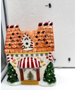 SPODE  Christmas Tree 7” Sweet Shop Votive Candle Holder House Decoration - $27.05 CAD