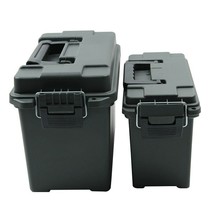 Ammo Box Military Style Plastic Storage Can Heavy Duty Caliber Bulk Ammo Crate - £30.60 GBP