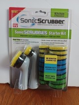 NEW Sonic Scrubber Brushes Scrubbies Refills Starter Kit - Kitchen and Household - £10.96 GBP