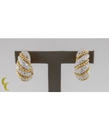 Van Cleef &amp; Arpels Vintage Two-Tone 18k Gold 10.00 Carat Diamond Huggie ... - $89,319.87 CAD