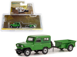 1972 Nissan Patrol Green with 1/4 Ton Cargo Trailer &quot;Hitch &amp; Tow&quot; Series 25 1/64 - $35.89