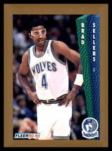 1992-93 Fleer #382 Brad Sellers Minnesota Timberwolves - $1.99