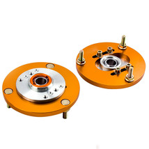 Front Pair Coilover Camber Plates Top Mounts for BMW E36 3 Series Golden - £54.80 GBP
