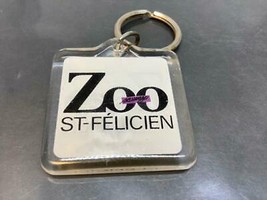 Vintage Promo Keyring Wild Zoo Sauvage Keychain ST-FELICIEN Pq Ancien Porte-Clés - £6.21 GBP