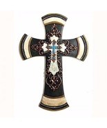 CROSS: 5 Layer Decorative Wall Cross 8&quot; x 12&quot;, Made of Polyresin - £9.41 GBP