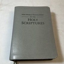 New World Translation of the Holy Scriptures Grey Leather Bound 5&quot; x 7&quot; - $18.69