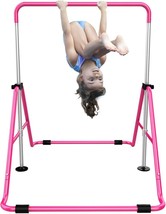 Expandable Gymnastics Bars,Adjustable Height Gymnastic Horizontal for Ki... - $48.37