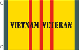 US Vietnam Veteran American Ribbon Letters Flag Brass Grommets USA 3x5 F... - $15.99