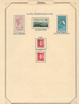 NORWAY 1950-57 Very Fine Mint &amp; Used Stamps Hinged on List - £2.92 GBP
