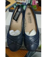 Harborsides Womens Ballet Flats w/Sequins Navy Blue Size 7.5 - $30.95
