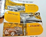 1941 Ford Fold Out Poster Junk Mail Dealership AS Kirkpatrick Morristown NJ - $21.73