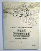 Pole Position Service Video Game Schematic Package Diagrams Original 1982  - $21.15