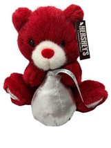 Hershey&#39;s Kiss Red Plush Bear 8&quot; Talking Says A Big Kiss From My Sweetie Plush - £17.44 GBP