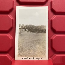 Kids Walking At A Camp 2 3/4 x 4 1/2 Photograph Pre Owned Vintage 1934 - £6.72 GBP