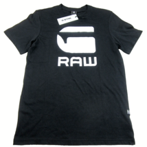 G-Star Raw Black Graphic Logo Short Sleeve T-Shirt Mens Size Medium Tee NEW - $39.99