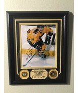 Boston Bruins Autographed Sergei Samsonov Photo 24k Gold Coin &amp; Pin LE 7... - $247.49