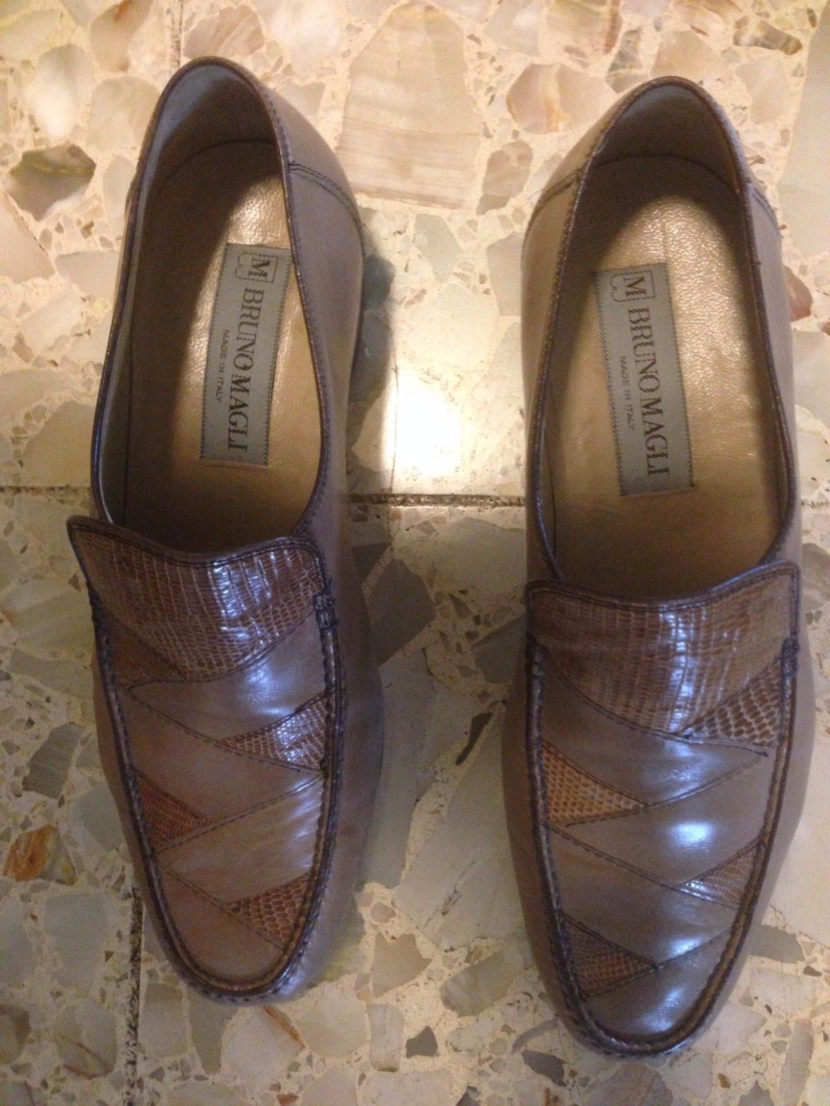 Bruno Magli Mocasines 7.5 Hecho en Italia Item image 2