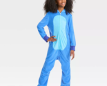 Lilo and Stitch Disney Girls Pajamas Medium One Piece Union Suit Hood  C... - £31.27 GBP
