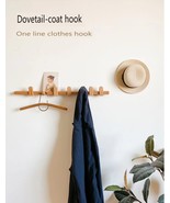 Cherry wood wall-mounted hanger - $105.64 CAD