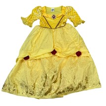 Disney Store Belle Princess Dress Costume Size 9/10 Yellow/Gold NEW NWT - $28.80