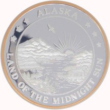 Alaska Mint  2023  Cruise Ship Medallion Gold &amp; Silver Medallion Proof 1 Oz - £96.18 GBP
