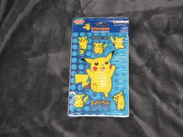 Sticker Time Pokemon # 25 Pikachu 2 Sheets 1999 American Greetings Vintage - £15.45 GBP