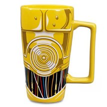 Star Wars Cup Ceramic Tall Latte Coffee Mug C3po - $44.54