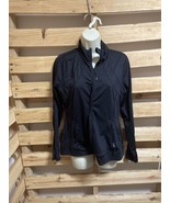 Kyodan Black Zip Up Jacket Woman&#39;s Size Large Exercise Workout Activewea... - €30,09 EUR