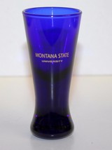 Blue Beer Style Shot Glass Montana State University - £4.70 GBP