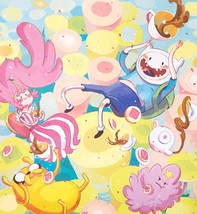 2014 Adventure Time Poster Finn Jake Bubblegum Chrystin Garland 16 x 11&quot;... - $557.00 MXN