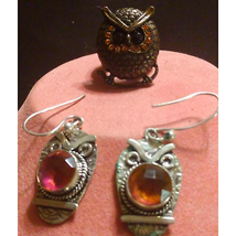 SWEET! Owl Jewelry Set~What a Hoot!:) - £11.65 GBP