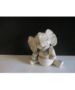 VTG. CERAMIC ELEPHANT GOOD LUCK CHARM HAND PAINTED APPROX. 6&quot; HIGH EUC - $9.41