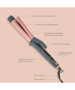 &quot;Get Perfect Curls with  Curl Envy 1.25&quot; Ceramic Tourmaline Curling Iron... - £35.54 GBP