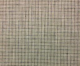 BALLARD DESIGNS BLAKE INDIGO BLUE FLAX TATTERSALL PLAID FABRIC BY THE YA... - £13.07 GBP