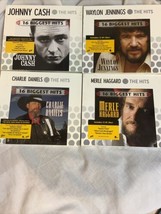 Set Of 4 - 16 Biggest Hits CDs Charlie Daniels Johnny Cash Waylon Jennings Merle - £16.91 GBP