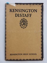 1925 SPRING antique KENSINGTON pa GIRLS HIGH SCHOOL DISTAFF BOOK poetry ... - £30.37 GBP