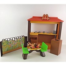 Barbie Loves McDonald&#39;s Restaurant Portable Playset Accessories Vintage ... - $247.45