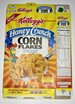 1997 Empty Honey Crunch Corn Flakes 15.1OZ Cereal Box SKU U200/371 - £15.17 GBP