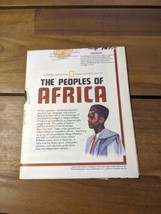 National Geographic Ethnolinguistic Map Of The Peoples Of Africa - £7.96 GBP