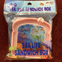 Brite Concepts 3-D Sea Life Sandwich Box  (Pink) / Brand New - £5.44 GBP
